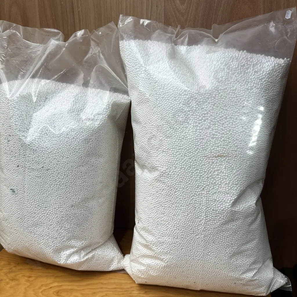 bean bag filler plus suitcases Image 1++