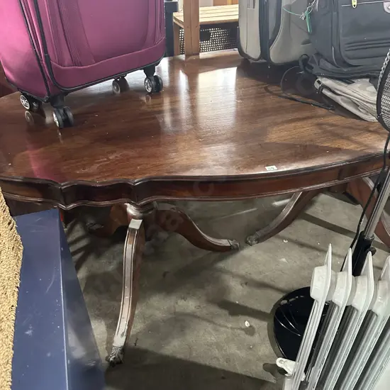 twin pedestal table