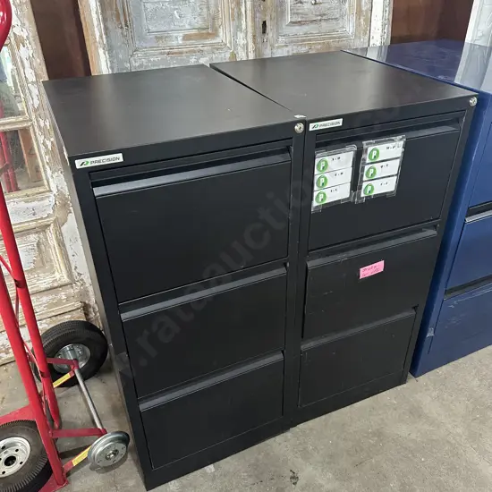 Pr 3 drawer files