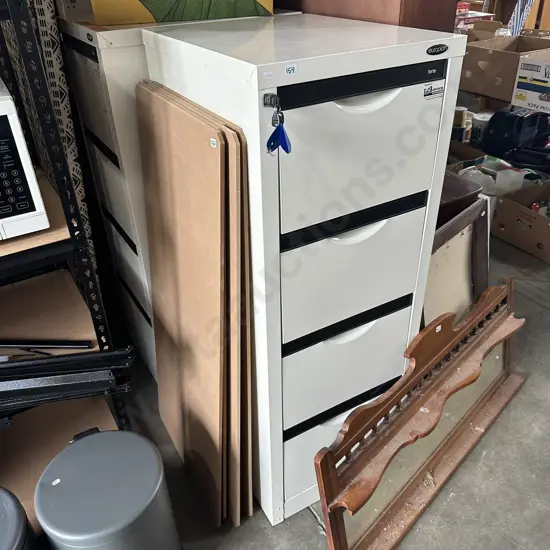 lockable 4 drawer file