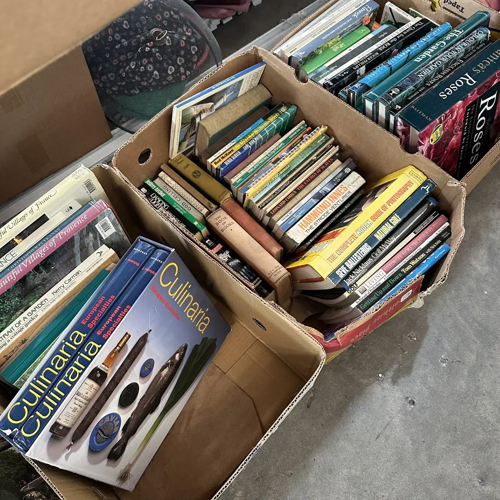 Three boxes of books. Image 1++
