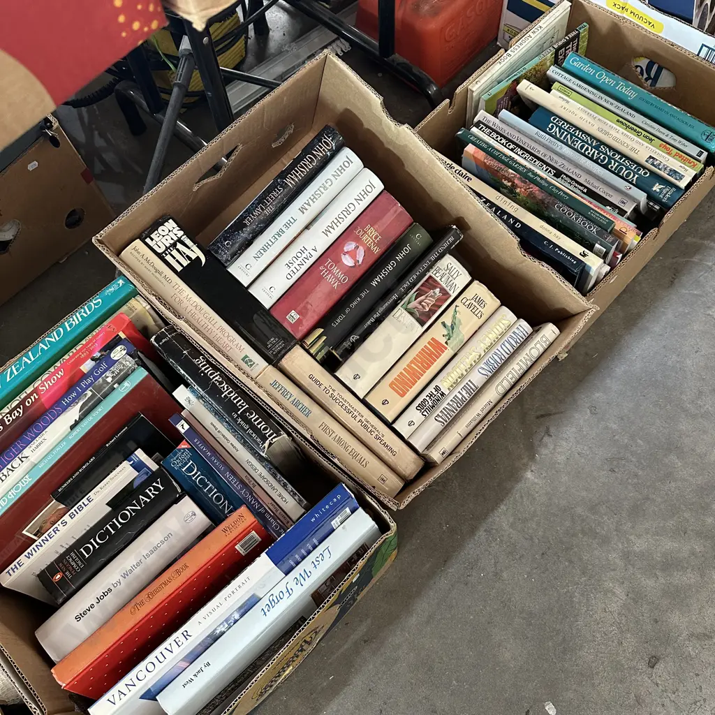 Three boxes of books. Image 1++