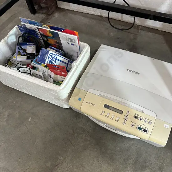 printer and lots of ink