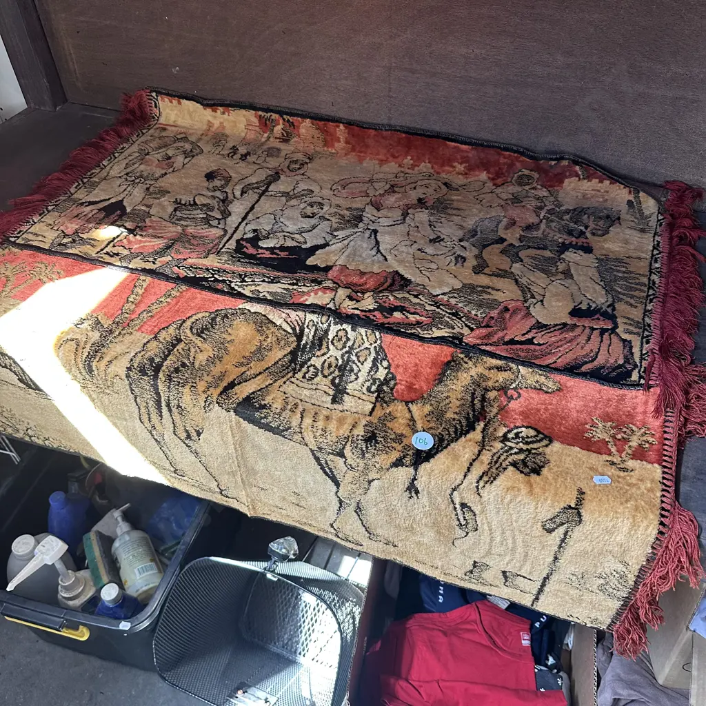 2 x Persian scene mats Image 1++