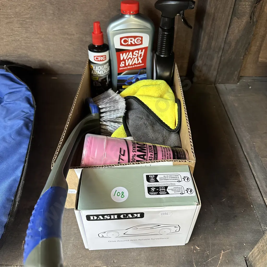 car cleaning gear and new dash cam Image 1++