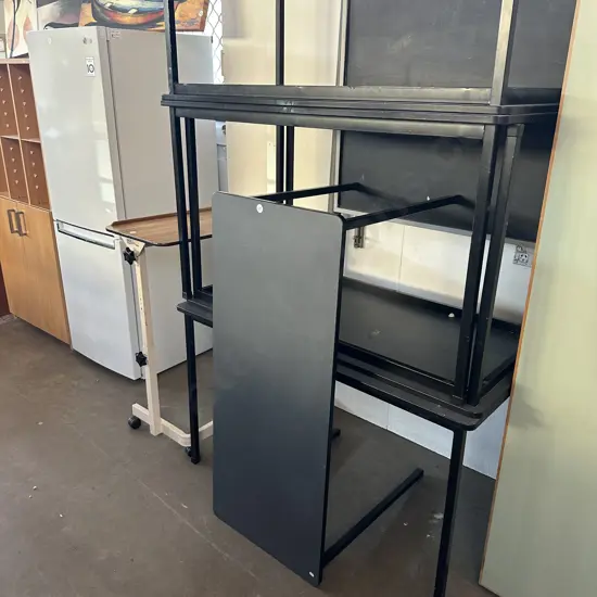 5 metal framed table/desks