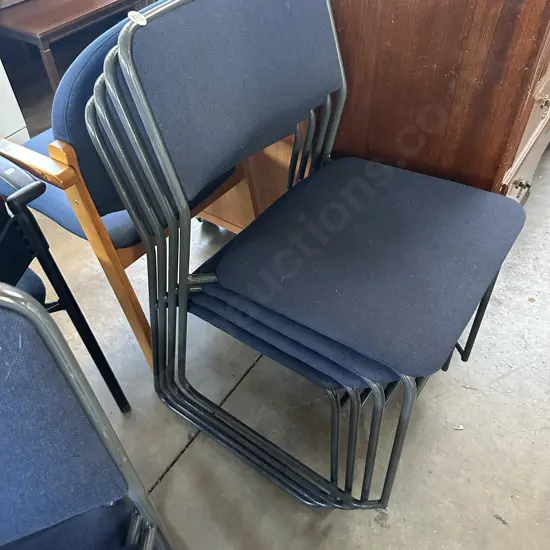 set 4 office chairs