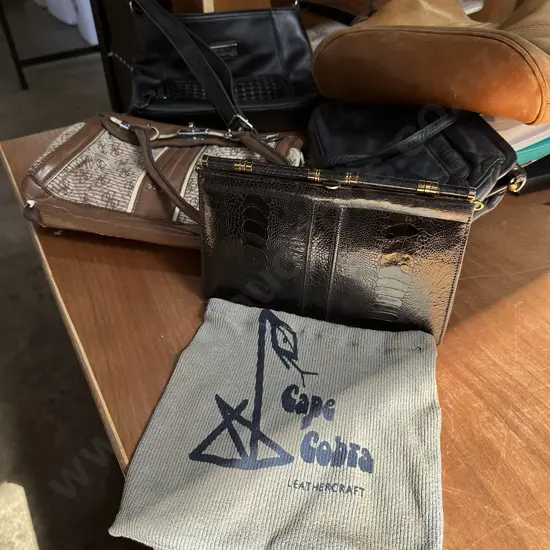 handbags inc vintage Cape Cobra leather snakeskin purse (as new)