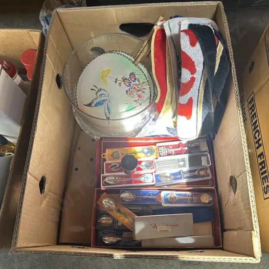 bar towels, teaspoons etc