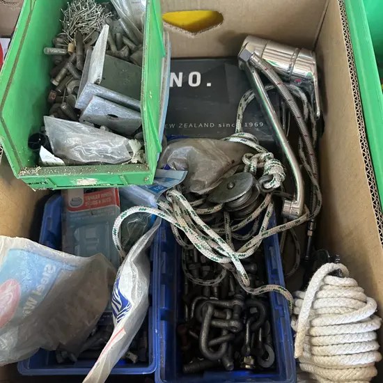 hardware, tap, pully etc