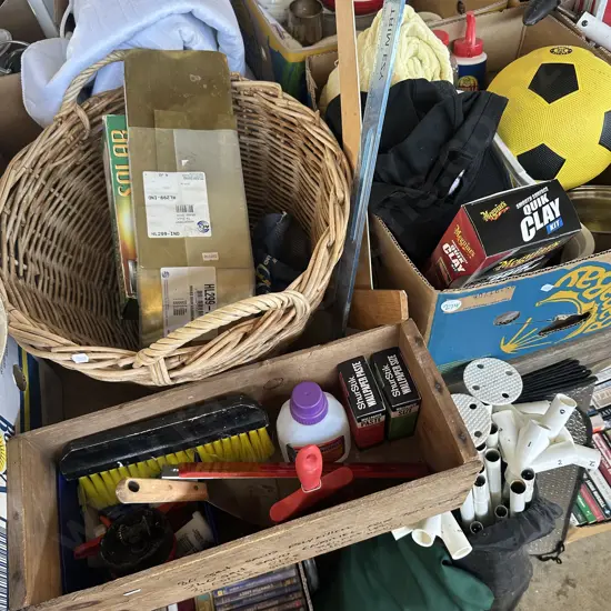 gazebo, Brass shim, pot, ball , wicker basket etc