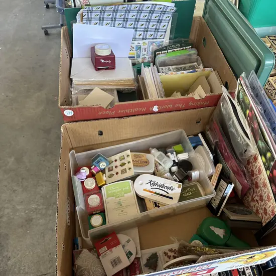 2 boxes of craft