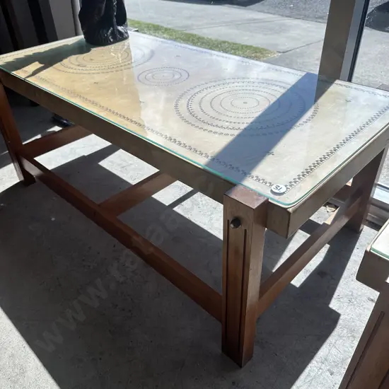 leather worked 1980s coffee table 660 x 1220