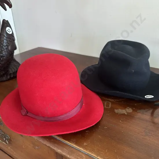 2 new felt hats