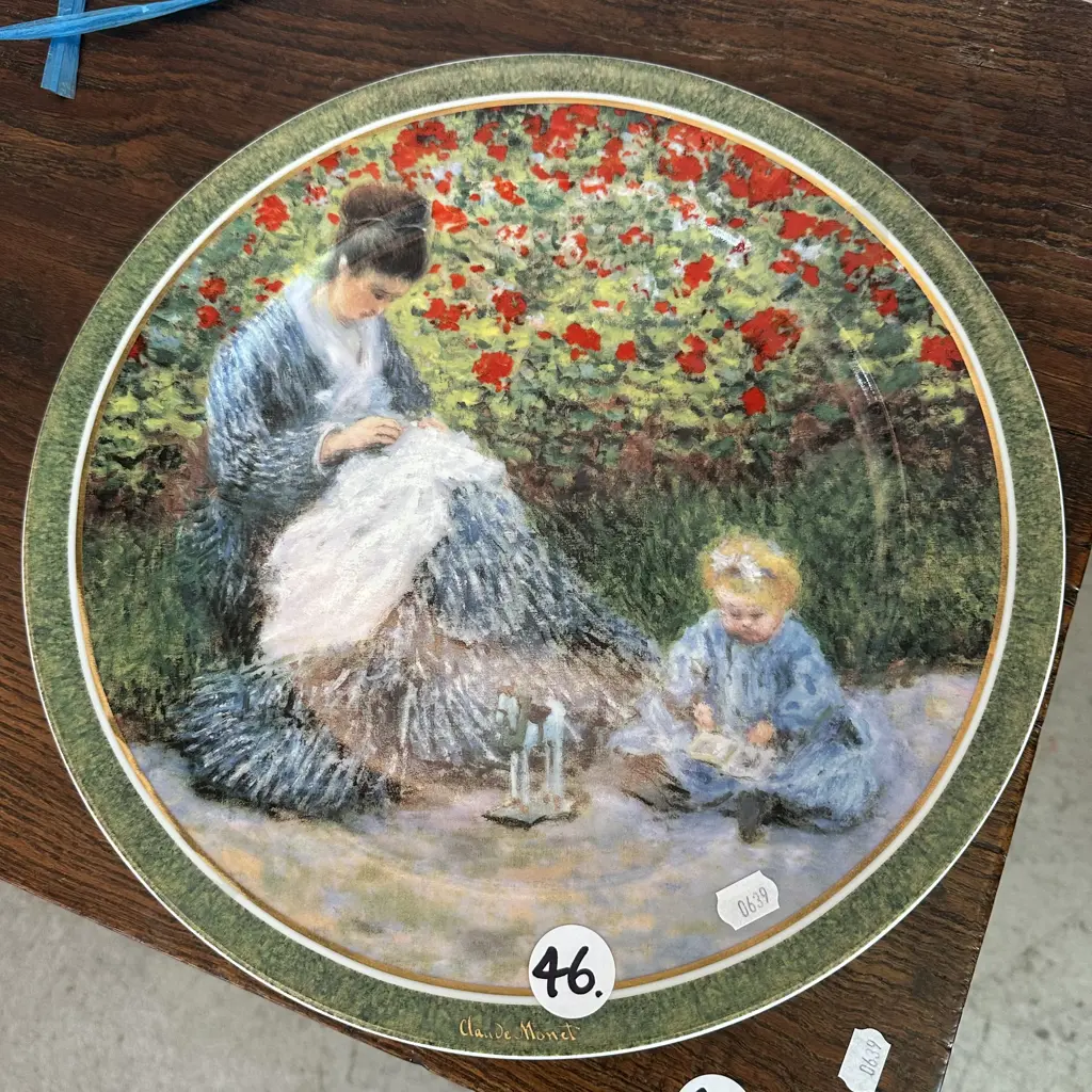 wall plate ltd edition Claude Monet  by Goebel Image 1++