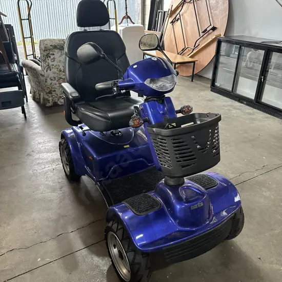 As new (virtually unused) Merits mobility scooter cost 7.5k from Hewitts