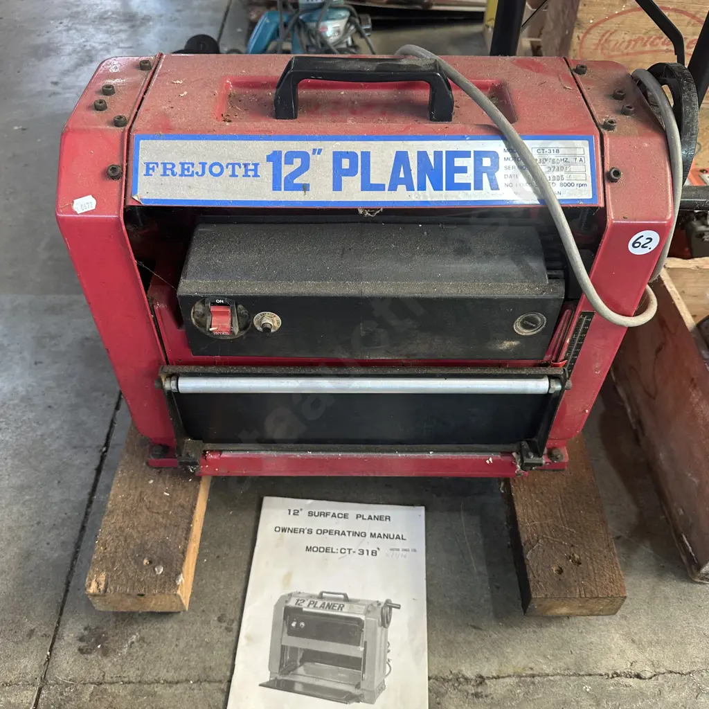 Frejoth 12inch planer Image 1++