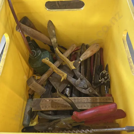 oiler, tin snips etc