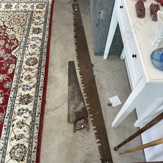 vintage crosssaw and had saw