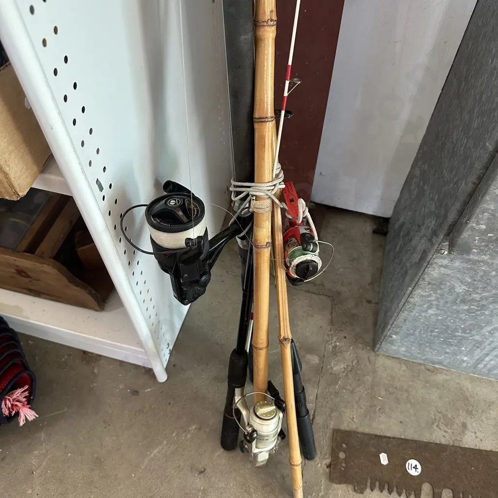 fishing rods, reels and tackle -2 photos Image 1++