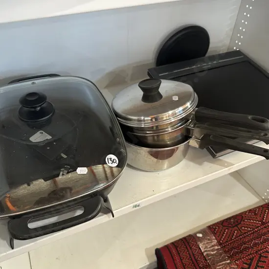 pots, fryer, screen