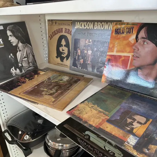 Jackson Browne LP collection