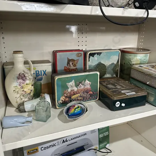 tins etc