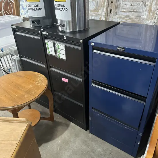3 x file cabinets