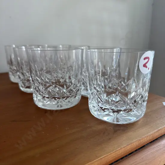 7 Waterford Whiskey tumblers