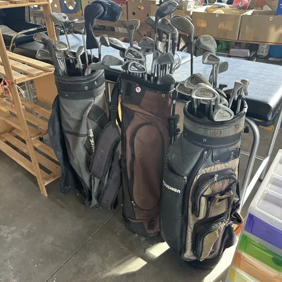 3 sets golf clubs