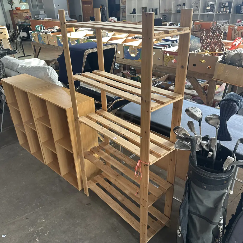 wooden shelf Image 1++