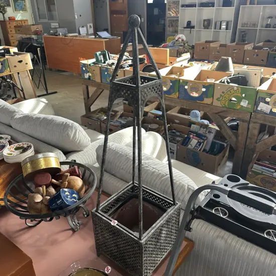 planter and stand