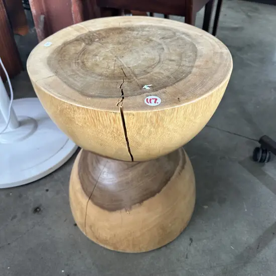 hardwood side table