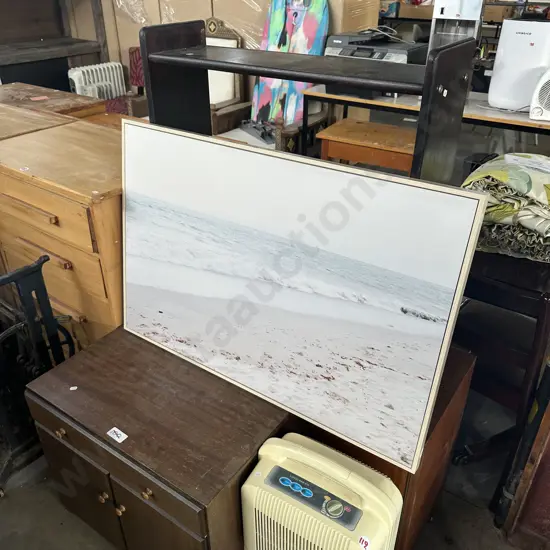print, shelf and cabinets