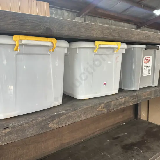 3 lidded bins