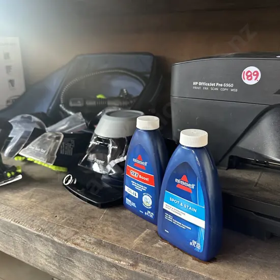 Modern officejet printer plus Bissell accessories pack.
