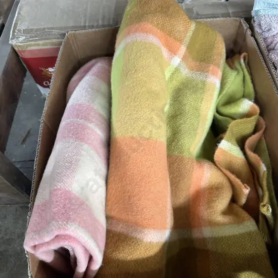 Two vintage blankets.