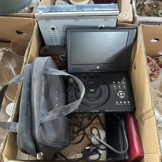 Portable DVD player/screen, purses, freeview etc.