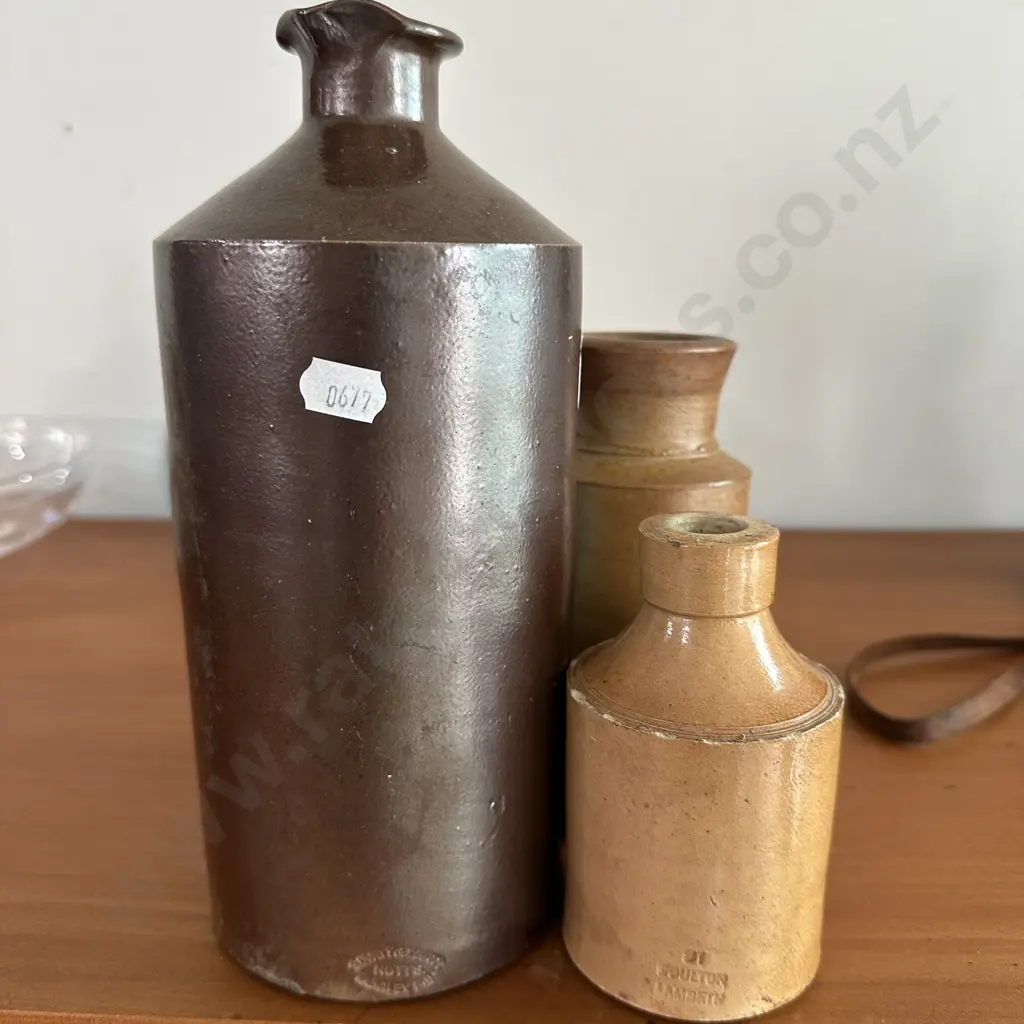 3 stone jars inc Doulton Lambeth Image 1++