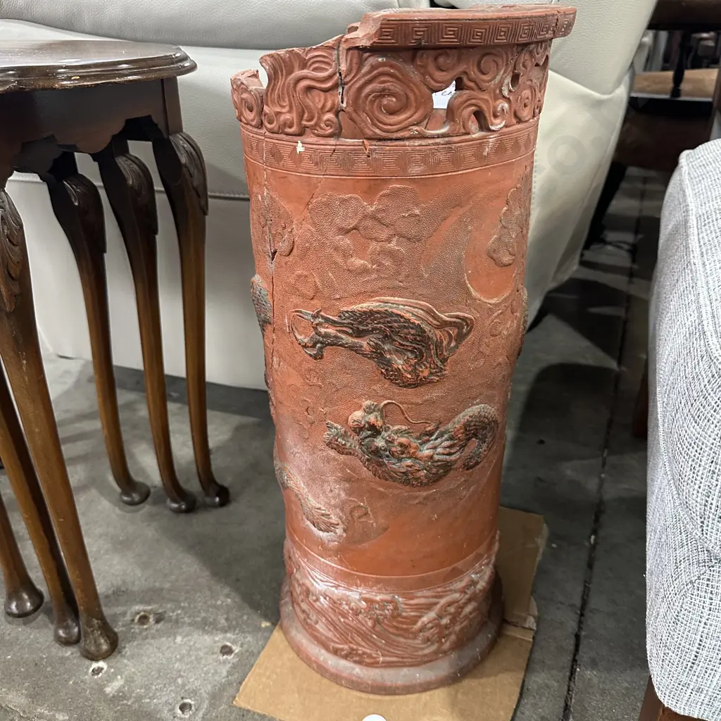 The " Chinese chimney pot" from Omaranui Homestead (damaged in the 31 earthquake) Image 1++