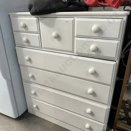 Painted scotch chest of drawers