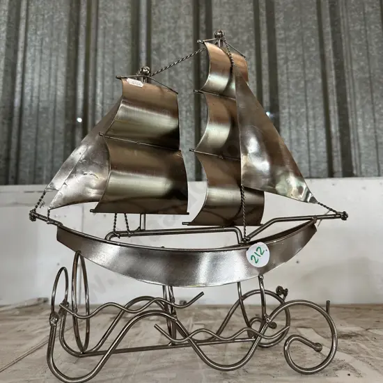 metal ship art