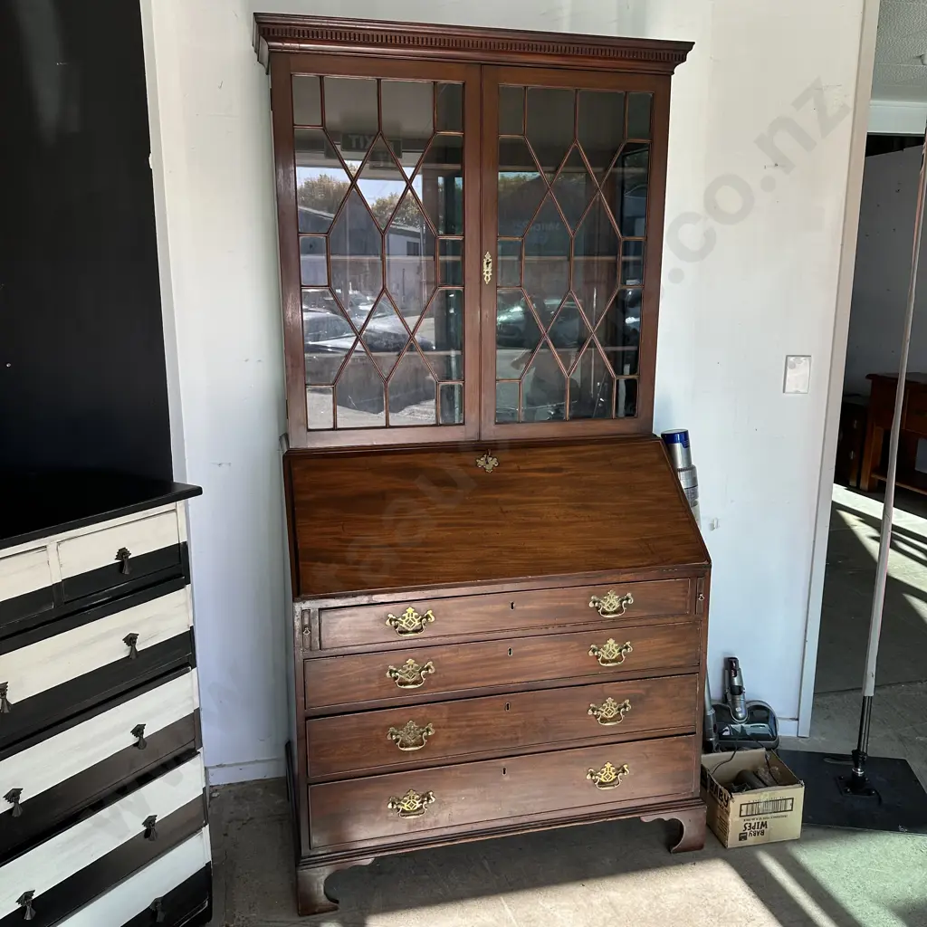 Georgian Bureau Bookcase Image 1++