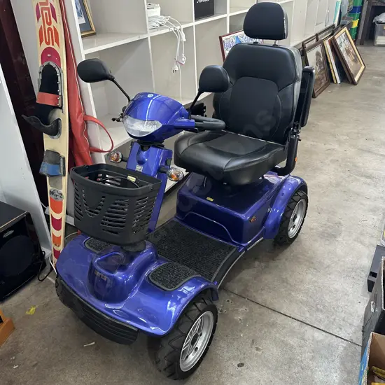 As new (virtually unused) Merits mobility scooter cost 7.5k from Hewitts