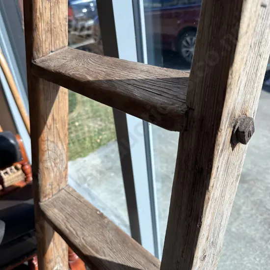 Early rustic inside ladder