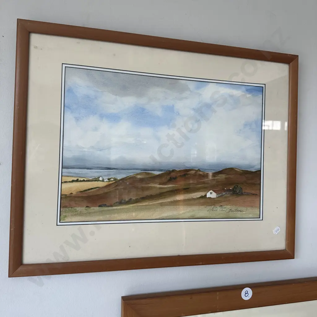 2 signed water colour paintings Image 1++