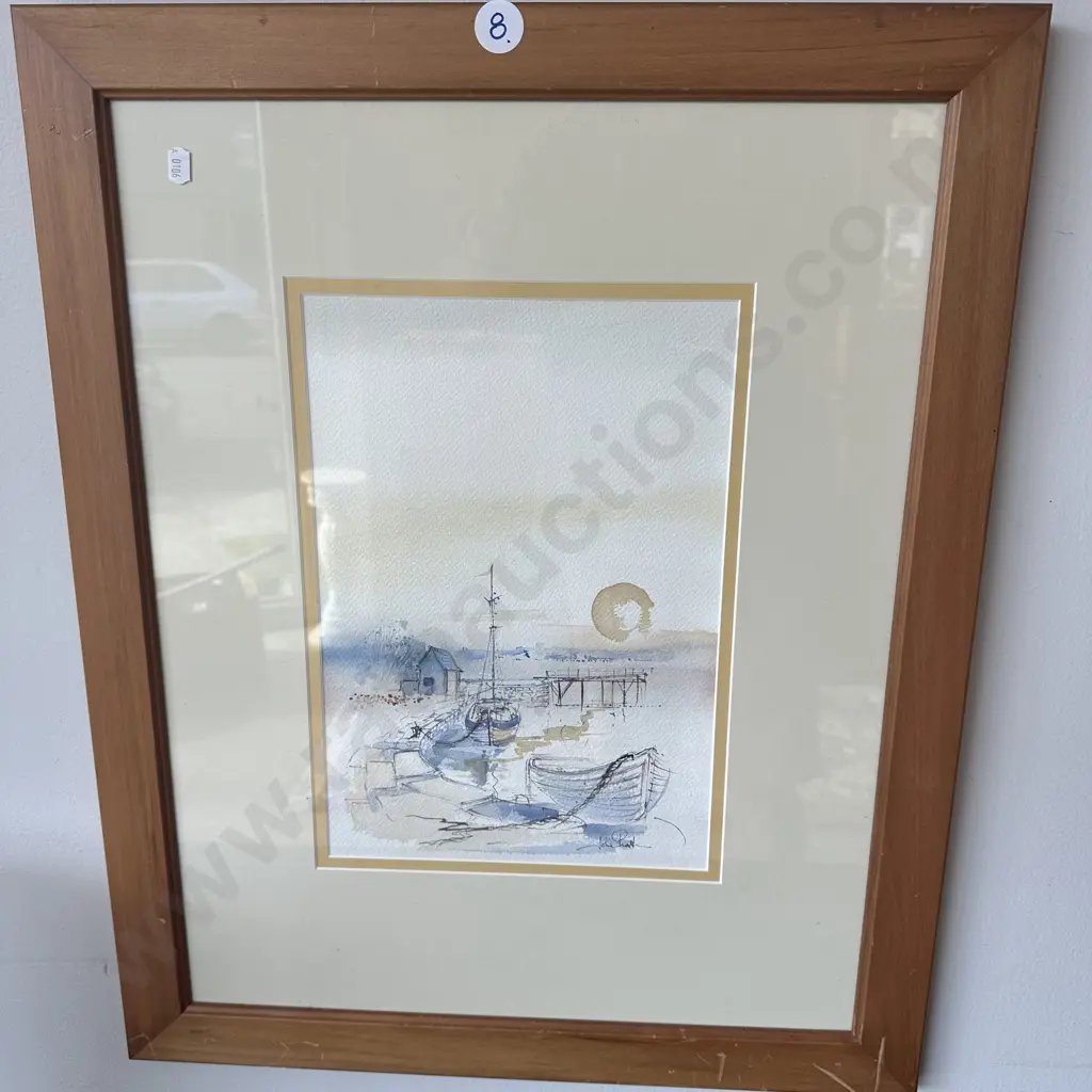 2 signed water colour paintings Image 1++