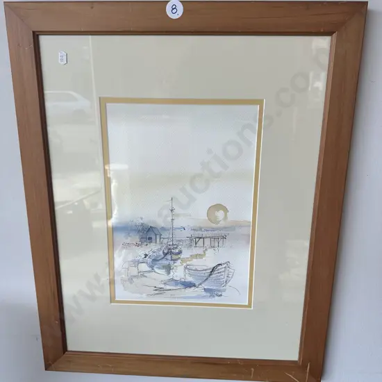 2 signed water colour paintings