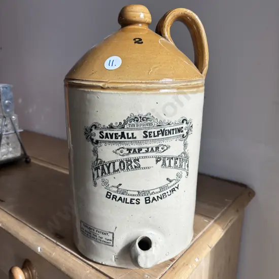 large 2 gallon handled tap jar