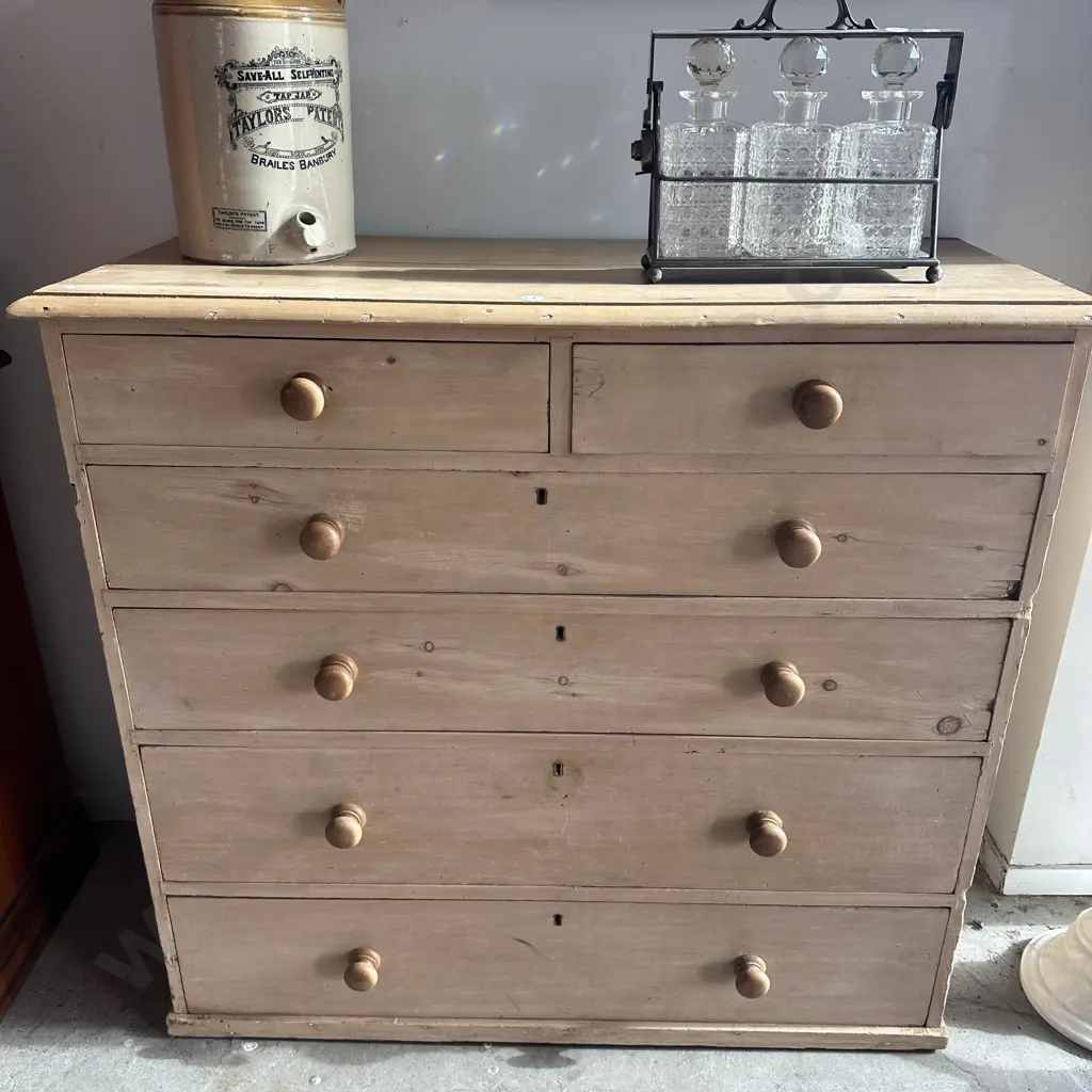 Baltic Pine 6 drawer chest Image 1++